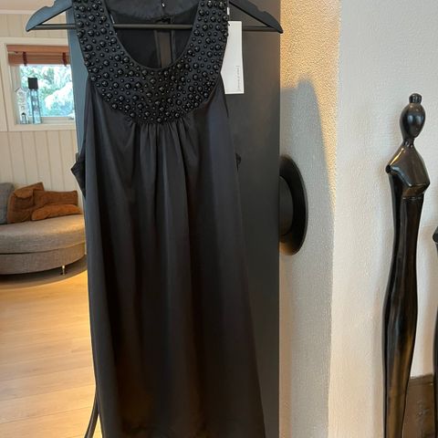 Ubrukt vintage glam kjole str  42 m/tag