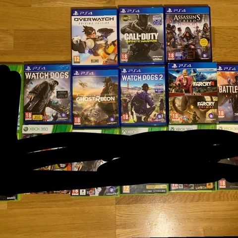 Ps4 spill (kan kjøpes individ)