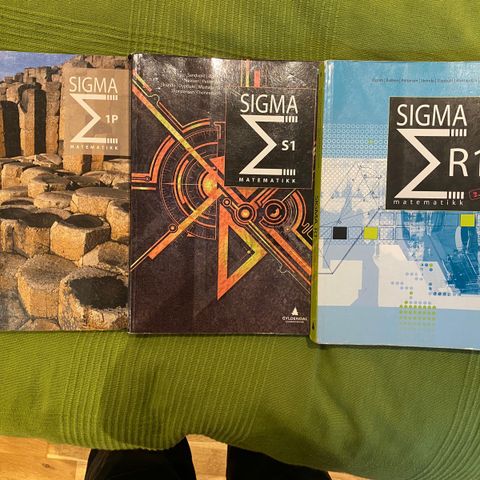 Sigma Matematikk bøker R1, S1, 1P