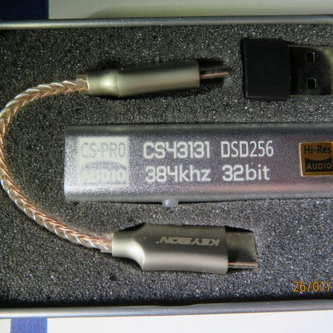 DAC USB-C AUX Adapter Type-C 3,5mm jack