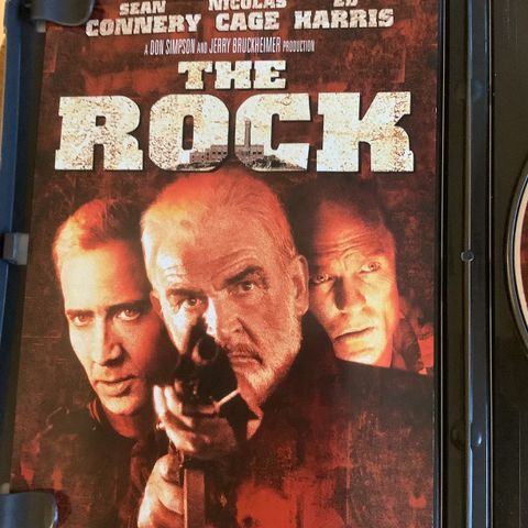 Action THE ROCK  Special Edition Sean Connery DVD Norsk tekst 1996 15 år