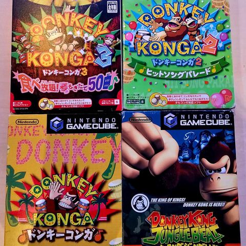NINTENDO GameCube spill Donkey Kong (Japansk) CIB