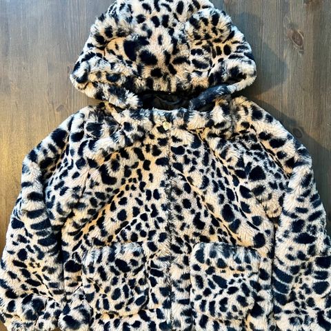 H&M leopard jakke str. 122/128