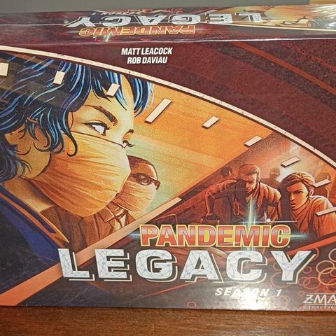 Pandemic Legacy Season 1 red i plast