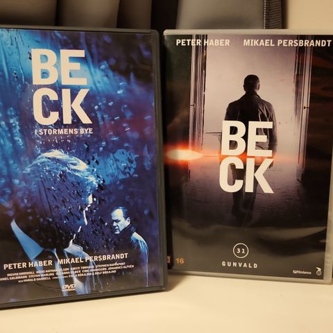 Beck, flere filmer og bokser nr 1-24