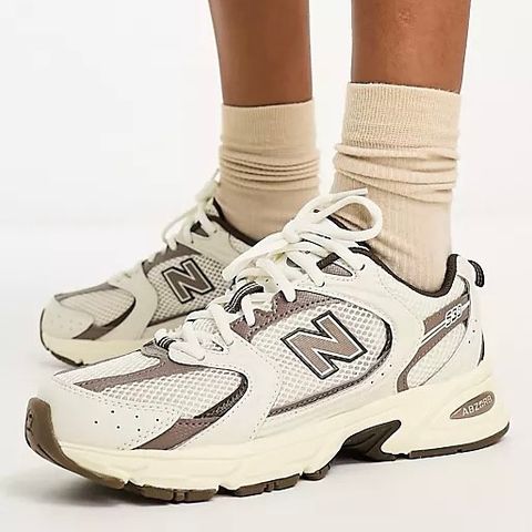 New Balance MR530 i brun og kremfarge 37