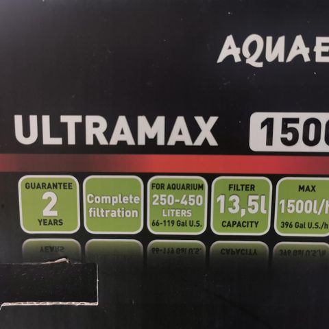 Ultramax 1500 pumpe.