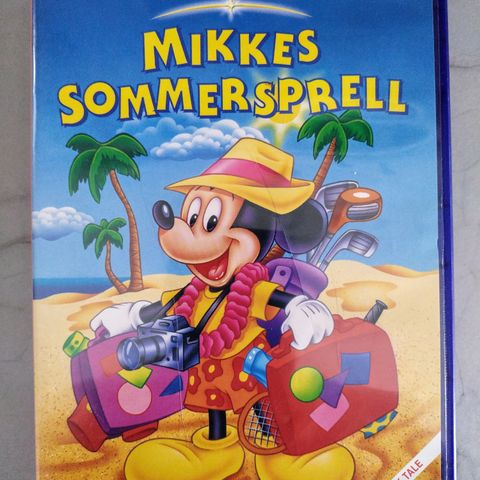 Dvd barnefilm. Mikkes sommersprell. Walt Disney. Norsk tale og tekst.