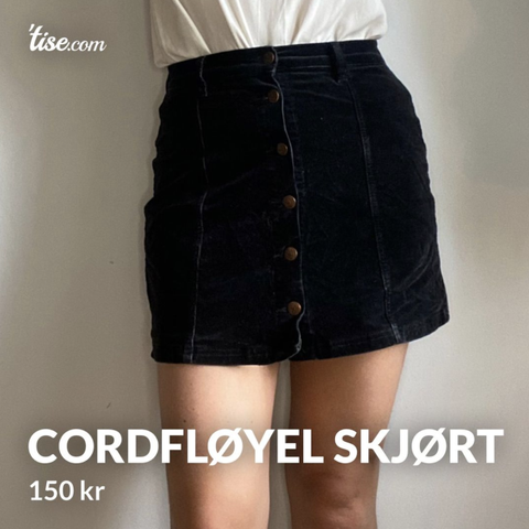 Monki Cordfløyel Skjørt