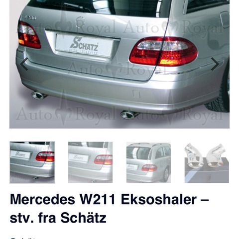 Mercedes W211 Endestusser