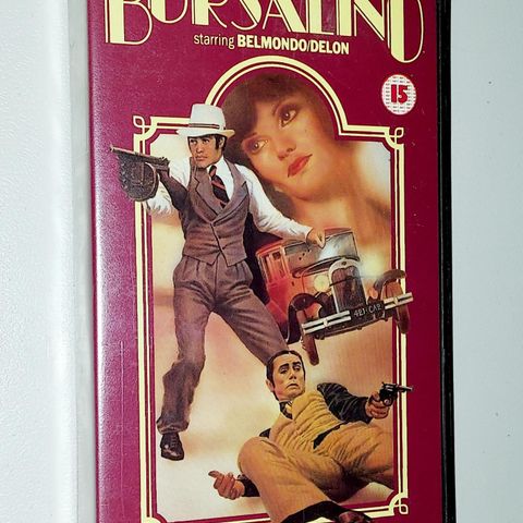 VHS SMALL BOX.BORSALINO 1970.