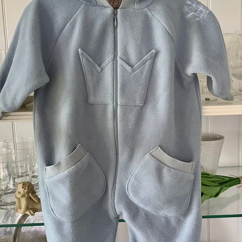 Memini bunny fleecedress til gutt i str 62-68