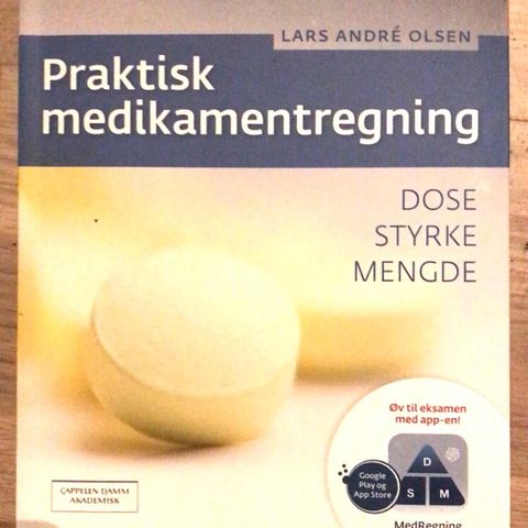 Praktisk medikamentregning ,pensum vernepleie