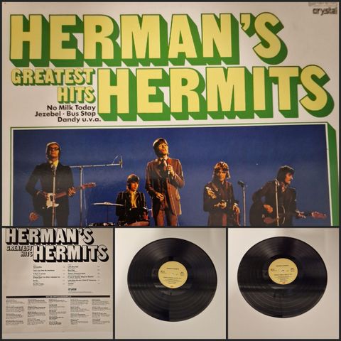 HERMAN'S / GREATEST HITS  HERMITS  - VINTAGE/RETRO LP-VINYL (ALBUM)