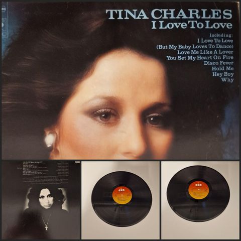 TINA CHARLES / I LOVE TO LOVE 1976 - VINTAGE/RETRO LP-VINYL (ALBUM)