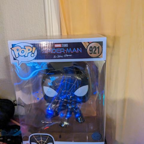 Funko PoP Black Spiderman suit.