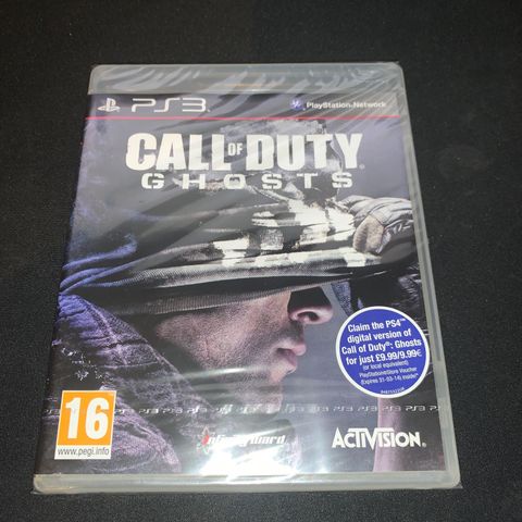 Call of Duty Ghosts (Forseglet/PS3)