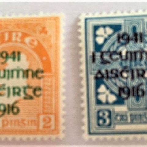 Irland 1941 Overprint SW 92-93