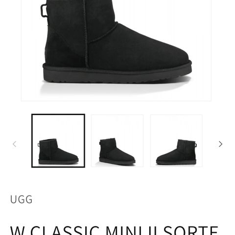 Ugg sort mini str.40