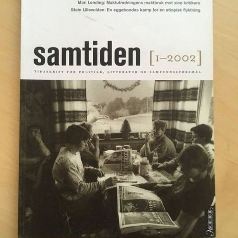 Samtiden 1:2002. Se annonsen for innholdsoversikt