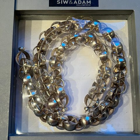 Halskjede og armbånd Siw & Adam sølv