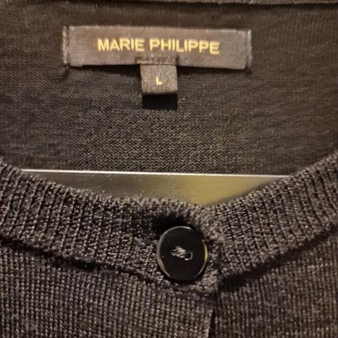 Marie Philippe Susanne Cardigan, svart, str. L. Ny