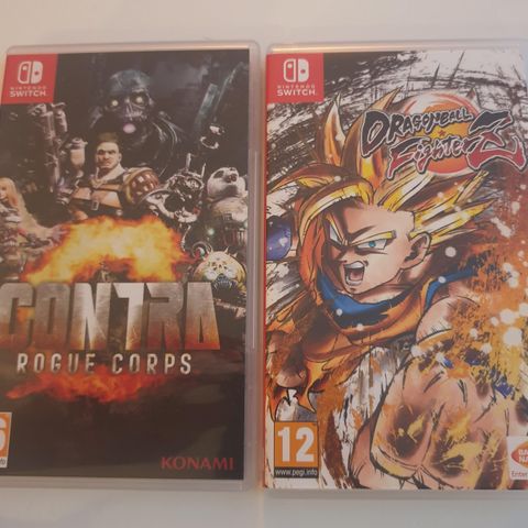 Nintendo switch spiller Dragob Ball, Contra