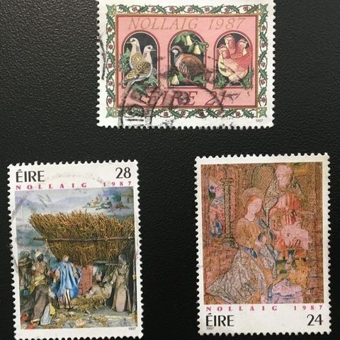 Irland 1987 Christmas / Julefrimerker AFA 642-644