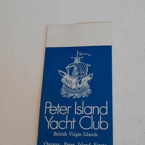 Peter island yacht club - Klistremerke