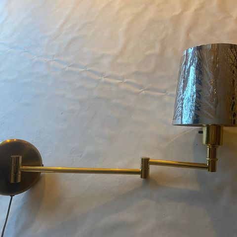 Vintage vegglampe med svingarm