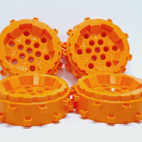 LEGO Wheel Hard Plastic with Small Cleats (64711)