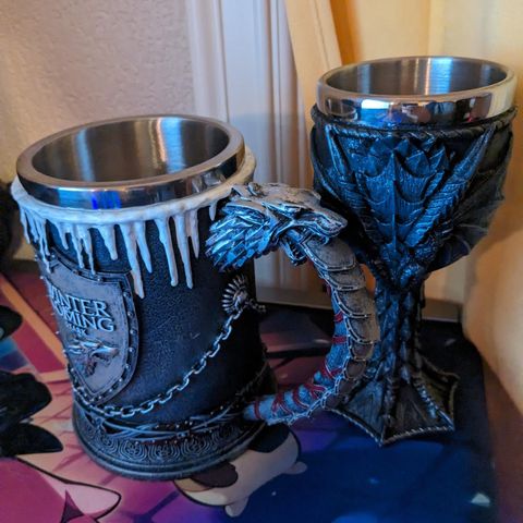 Game of Thrones cruise cups.