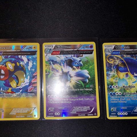 Pokemon kort -  3 Reverse holo fra Primal Clash