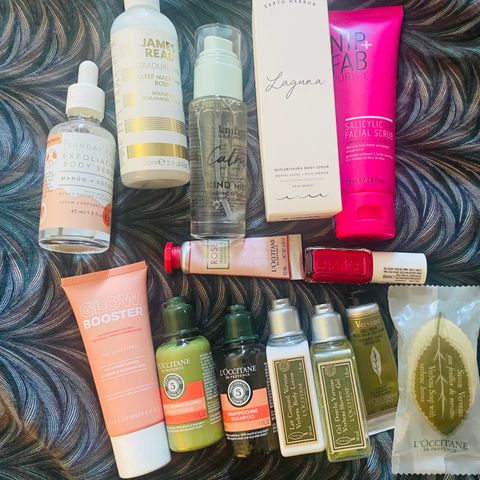 Loccitane, Earth Harbour, Nip Fab, James Read, Kndr, Essie,