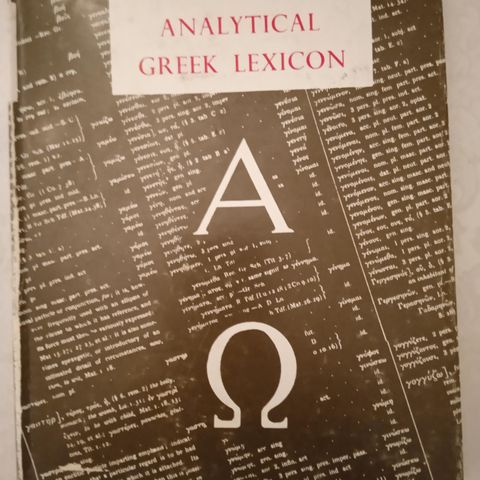 Gresk: The Analytical Greek Lexicon (1971)