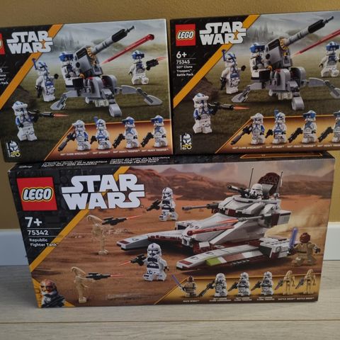 Lego Star Wars Republic Fighter Tank + 2 battlepacks