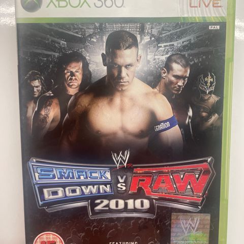 Smack Down vs Raw 2010 Xbox 360