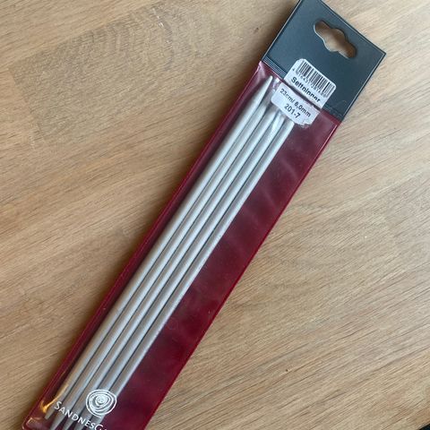 Strikkepinner / Settpinner 6,0mm