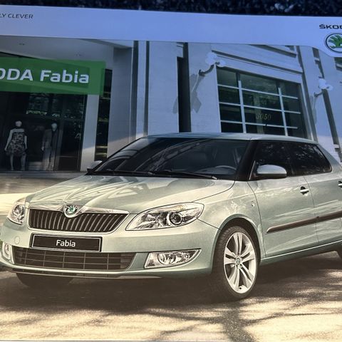 2012 Skoda Fabia bilbrosjyre