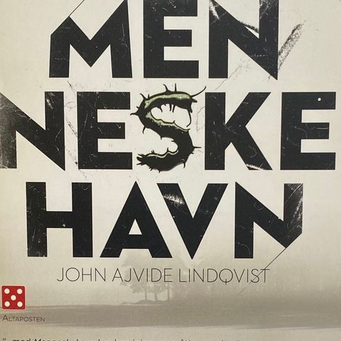 John Ajvide Lindqvist: "Menneskehavn". Krim. Paperback