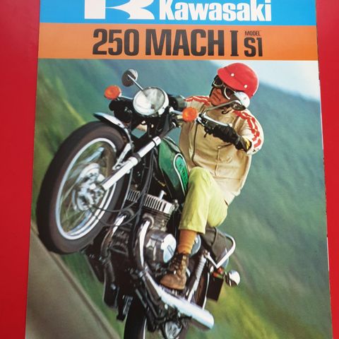 Kawasaki 250 mach 1 S1 Brosjyre