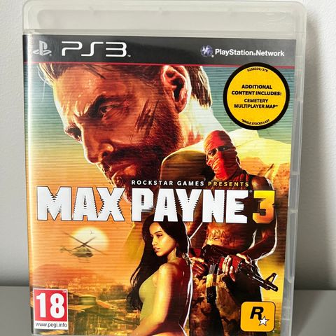 Playstation 3 spill: Max Payne 3