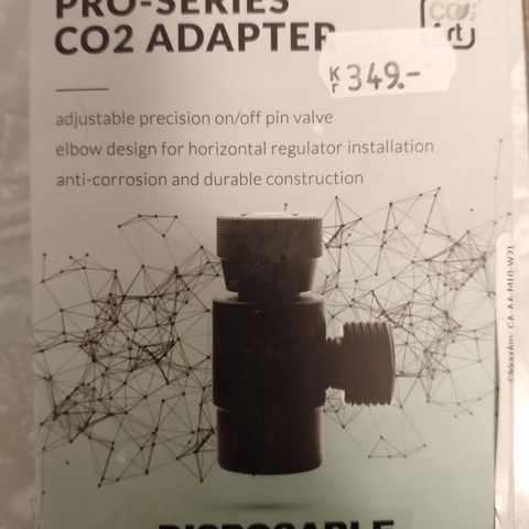 Pro series co2 adapter disposable to w21.8x14 standard