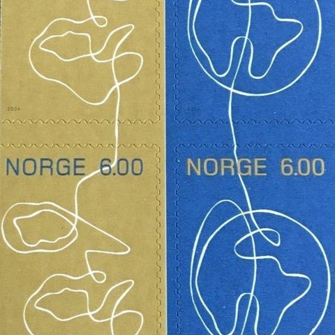 Norge 2004 "Oss mennesker imelllom" NK 1523 - 1524 Postfrisk
