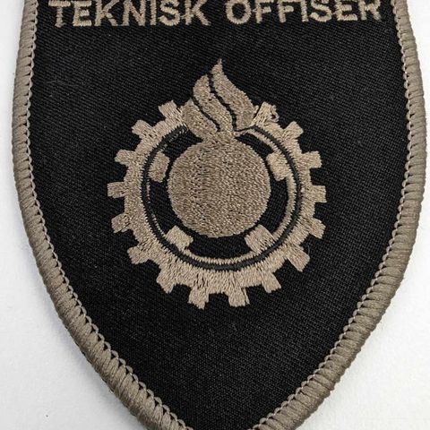 Norsk Merke/Patch, Hærens Våpentekniske Korps, Afghanistan brukt. Velcro.