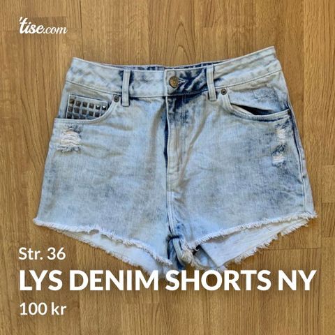 Lys Denim Shorts Str. 36 NY