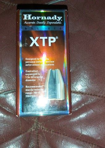 hornady xtp 38/357 mag kuler 125 gr fp/xtp