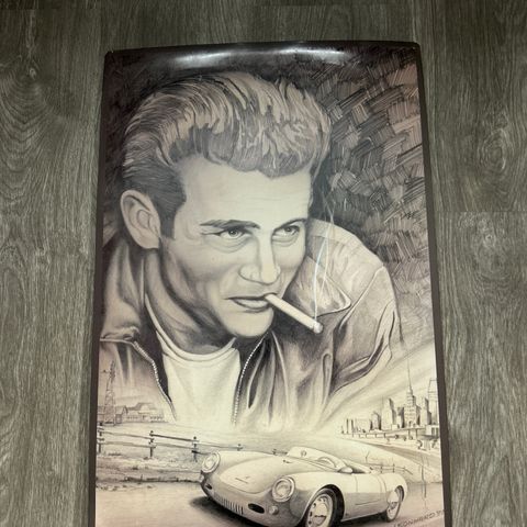 Metall Bilde James Dean