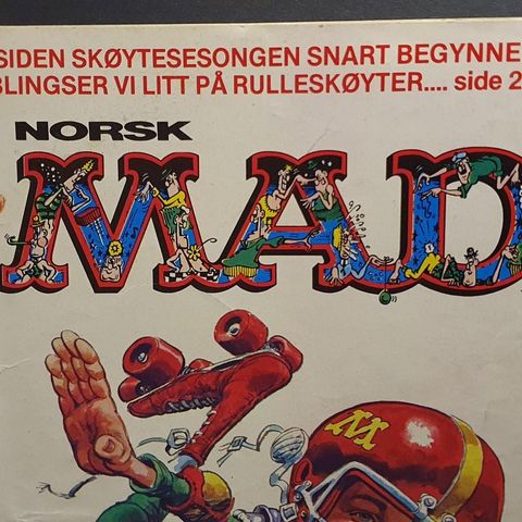 Norsk MAD Tegneserier,  blader fra 1981 - 2001