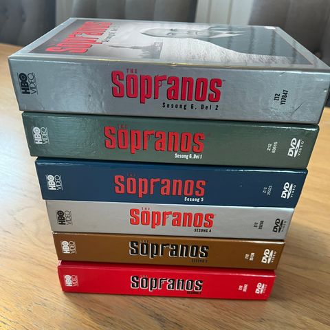 Sopranos Dvd sesong 2-6